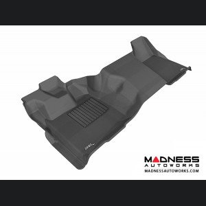 Ford F-250/ 350/ 450 Super Duty Regular Cab Floor Mat  - Rear - Black by 3D MAXpider